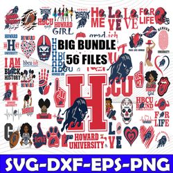 Bundle 56 Files Howard University Football team Svg, HBCU Team svg, Mega Bundle, Designs, Cricut, Cutting File, Vector C