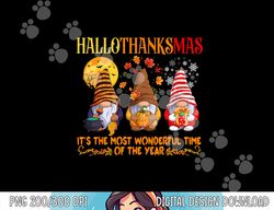 Happy Hallothanksmas Cute Gnomes Fall Halloween Women Girls png, sublimation copy