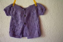 Knitting Patterns Baby Clothes  Lila cloud  Downloadable PDF, French, English, Italian, Swedish
