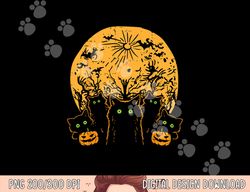 Black Cats Full Moon Halloween Animal Pet Men Women Kids  png,sublimation copy