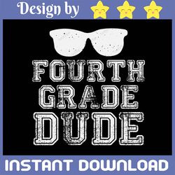 Hello 4th Grade PNG Image, Back to School Fourth Grade Design, Sublimation Designs Downloads, PNG File
