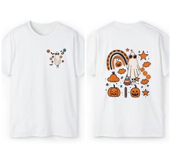 Cute Ghost Shirt, Boo Shirt, Retro Halloween Shirt, Kid Shirt, Spooky Halloween Shirt, Fall Shirt