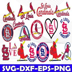 Bundle 16 Files St Louis Cardinals Baseball Team svg, St Louis Cardinals svg, MLB Team svg, MLB Svg, Png, Dxf, Eps, Jpg,