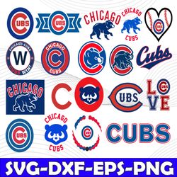 Bundle 19 Files Chicago Cubs Baseball Team svg, Chicago Cubs svg, MLB Team  svg, MLB Svg, Png, Dxf, Eps, Jpg, Instant Do
