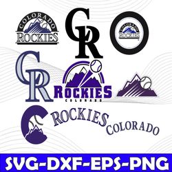 Bundle 9 Files Colorado Rockies Baseball Team Svg, Colorado Rockies svg, MLB Team  svg, MLB Svg, Png, Dxf, Eps, Jpg, Ins