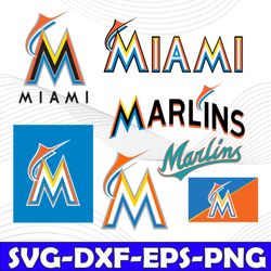 Bundle 7 Files Miami Marlins Baseball Team Svg, Miami Marlins svg, MLB Team  svg, MLB Svg, Png, Dxf, Eps, Jpg, Instant D