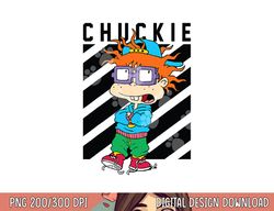 Black Taping Cool Chuckie With Baseball Hat png, sublimation copy