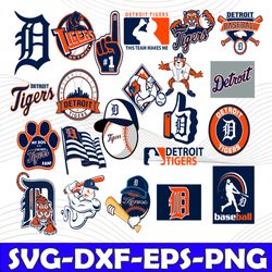 Bundle 22 Files Detroit Tigers Baseball Team Svg, Detroit Tigers Svg, MLB Team  svg, MLB Svg, Png, Dxf, Eps, Jpg, Instan