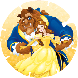 Cupcake Topper Png, Beauty And The Beast Png, Beauty Png, Belle princess Png, Disney Beauty Png, Digital Download