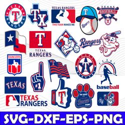 Bundle 21 Files Texas Rangers Baseball Team Svg, Texas Rangers Svg, MLB Team  svg, MLB Svg, Png, Dxf, Eps, Jpg, Instant