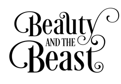Logo Beauty And The Beast, Beauty And The Beast Png, Beauty Png, Belle Princess Png, Disney Beauty Png, Digital Download