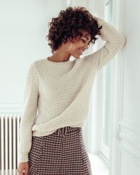 Knitting  Patterns  Jumpers Malaury Sweater in Phildar Phil Laine Cachemire - Downloadable PDF Downloadable PDF, English