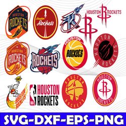 Bundle 13 Files Houston Rockets Baseball Team SVG, Houston Rockets svg, NBA Teams Svg, NBA Svg, Png, Dxf, Eps, Instant D