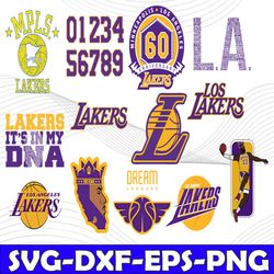Bundle 13 Files Lakers Baseball Team SVG, Lakers svg, NBA Teams Svg, NBA Svg, Png, Dxf, Eps, Instant Download