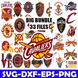 Bundle 33 Files Cleveland Cavaliers Baseball Team svg, Cleveland Cavaliers svg,  NBA Teams Svg, NBA Svg, Png, Dxf, Eps,