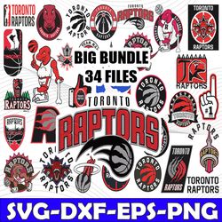 Bundle 34 Files Toronto Raptors Basketball Team SVG, Toronto Raptors svg, NBA Teams Svg, NBA Svg, Png, Dxf, Eps, Instant