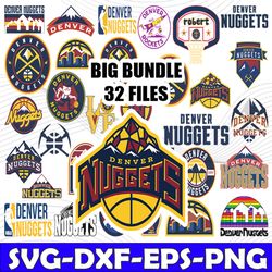 Bundle 32 Files Denver Nuggets Basketball Team svg, Denver Nuggets svg, NBA Teams Svg, NBA Svg, Png, Dxf, Eps, Instant D