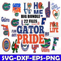 Bundle 22 Files Florida Gators Football Team svg, Florida Gators svg, N C A A Teams svg, N C A A Svg, Png, Dxf, Eps, Ins