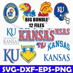 Bundle 12 Files Kansas Jayhawks Football Team svg, Kansas Jayhawks svg, N C A A Teams svg, N C A A Svg, Png, Dxf, Eps, I