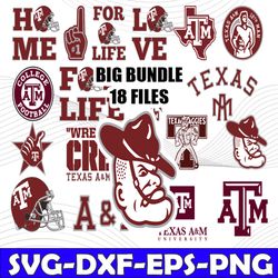 Bundle 13 Files Texas AM Aggies Football Team svg, Texas AM Aggies svg, N C A A Teams svg, N C A A Svg, Png, Dxf, Eps, I