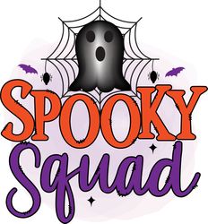 Spooky Squad, Halloween Png, Halloween, Halloween Sublimation, Halloween Files for Shirt, PNG, JPG, PDF File