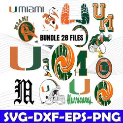 Bundle 16 Files Miami Hurricanes Football Team Svg, Miami Hurricanes Svg, N C A A Teams svg, N C A A Svg, Png, Dxf, Eps,