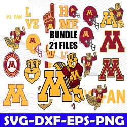 Bundle 21 Files Minnesota Golden Gophers Football Team SVG, Minnesota Golden Gophers svg, N C A A Teams svg, N C A A Svg
