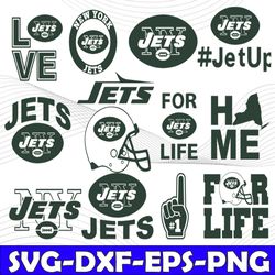 Bundle 13 Files New York Jets Football team Svg, New York Jets Svg, NFL Teams svg, NFL Svg, Png, Dxf, Eps, Instant Downl