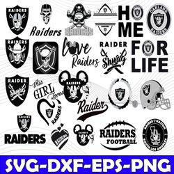 Bundle 21 Files Las Vegas Raiders Football team Svg,  Las Vegas Raiders Svg, NFL Teams svg, NFL Svg, Png, Dxf, Eps, Inst