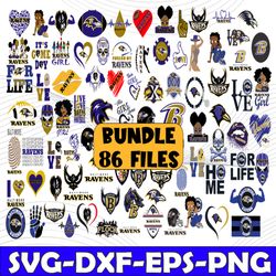Bundle 86 Files Baltimore Ravens Football Team Svg, Baltimore Ravens Svg, NFL Teams svg, NFL Svg, Png Dxf,Eps, Instant D