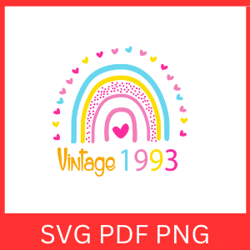Vintage 1993 Retro Svg | VINTAGE 1993 SVG DESIGN | Vintage 1993 Sublimation Designs | Printable Art | Digital Download
