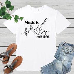 music is my life,music is what feelings sound like shirt, music tee, music lover shirt, musician shirt, music festival s