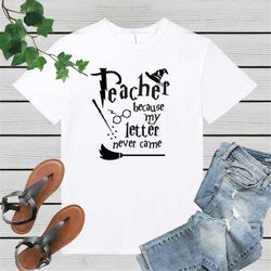 Magical shirt, Nurse/Teacher because my letter never came T-shirt, Back to School Shirt, Teacher Shirt, Wizard Shirt