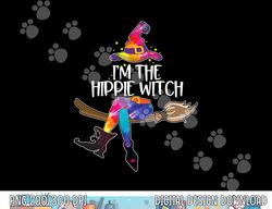 Im the Hippie Witch Shirt Halloween Matching Tie Dye Group png,sublimation copy