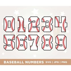 baseball numbers, baseball stiches, softball font svg files, cameo, eps, png, svg, dxf, cut file, cricut, sublimation, b