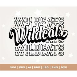 wildcats echo svg, school spirit, cheer svg, football baseball, basketball, cricut cut file, cut file, silhouette, png,