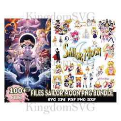 100 Files Sailor Moon Png Bundle, Sailor Moon Png, Sailor Moon Clipart