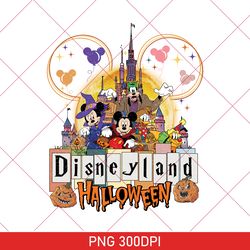 Vintage Disneyland Halloween PNG, Retro Mickey Mouse Pumpkin Halloween PNG, Mickey And Friends Halloween Holiday PNG