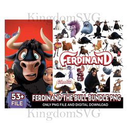 53 Files Ferdinand The Bull Bundle Png, Cartoon Png