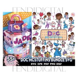 55 Doc McStuffins Bundle Svg, Disney Svg, Kids Svg