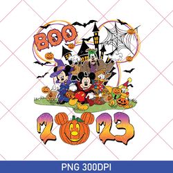 Spooky Mouse and Friends Halloween PNG, Mickey Boo Halloween PNG, Pumpkin Mickey, Disney Spooky PNG, Disney Halloween