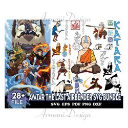 Avatar The Last Airbender Svg Bundle, Aang Svg, Avatar Svg