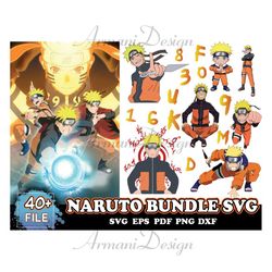 Naruto Bundle Svg, Naruto Svg, Naruto Font