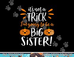 Kids Big Sister Halloween Pregnancy Announcement Shirt Pumpkin copy