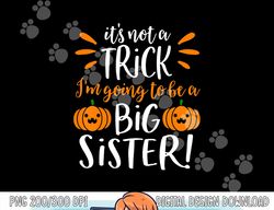 Kids Big Sister Halloween Pregnancy Announcement Shirt Pumpkin copy