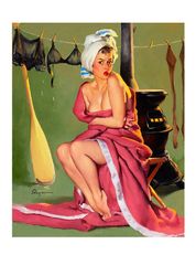 Vintage Pin Up Girl - Cross Stitch Pattern Counted Vintage PDF - 111-434