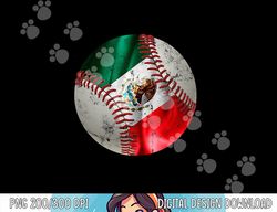 Mexican baseball flag in a baseball ball mexico png, sublimation copy