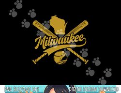 Milwaukee Baseball Fan png, sublimation copy