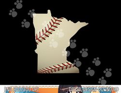 Minnesota Baseball State Map Softball Love MN USA Fan png, sublimation copy