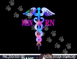 MSN Registered Nurse RN Caduceus Nursing Emblem Graphic Role  png, sublimation copy